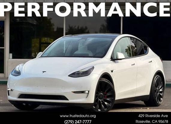TESLA MODEL Y 2022 7SAYGDEFXNF406379 image